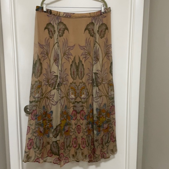 Soft Surroundings Dresses & Skirts - Soft Surroundings Maxi Skirt Floral XL 18 NWT
